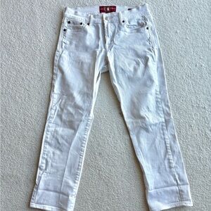 Lucky Brand Women's White Sweet n Crop Jeans